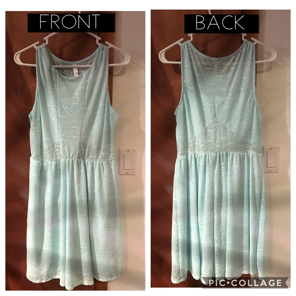 Light blue lace cocktail dress (never worn)